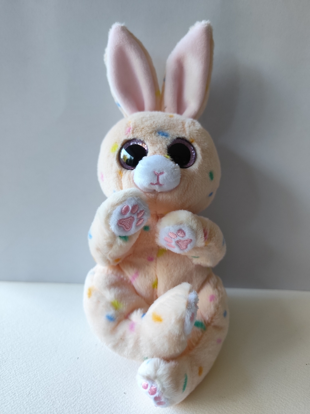 4/$50⭐️Ty Beanie Bellies Collection "Peaches" the Easter Bunny Rabbit